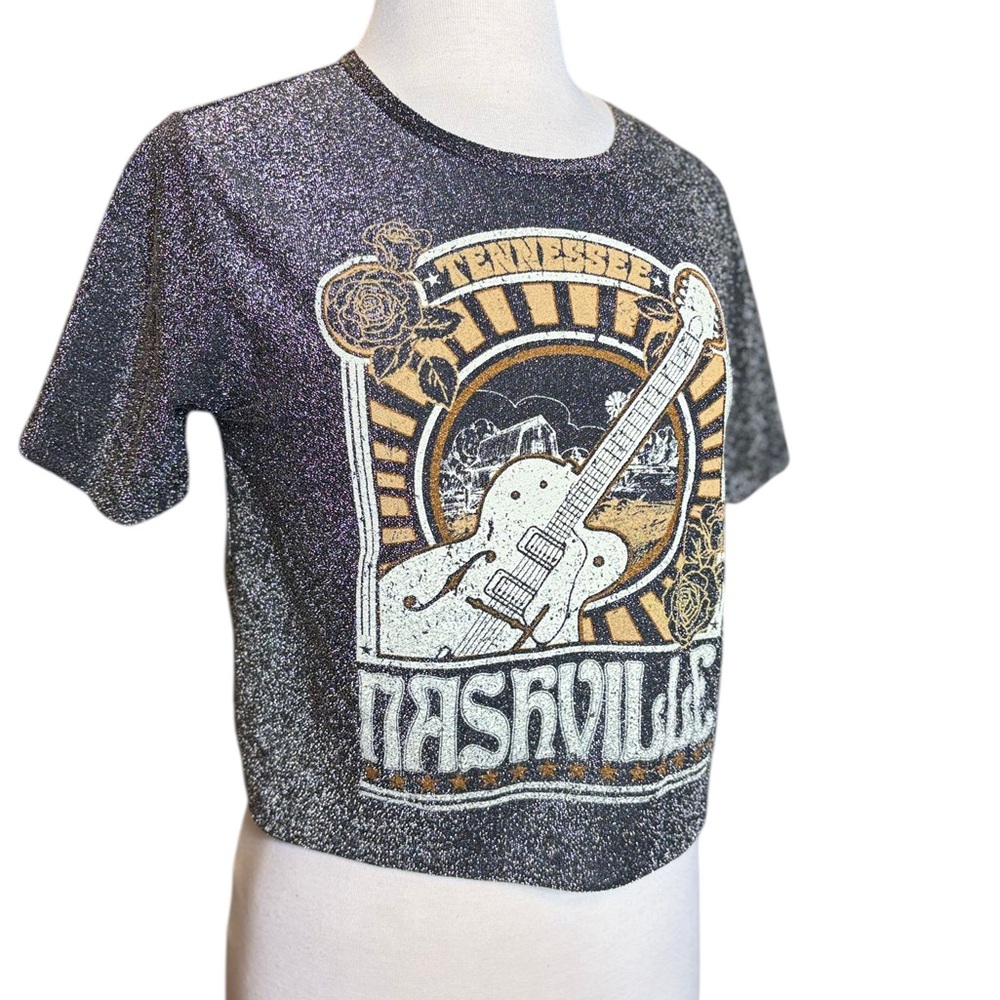 Altar'd State Nashville Graphic Tee - Black and White